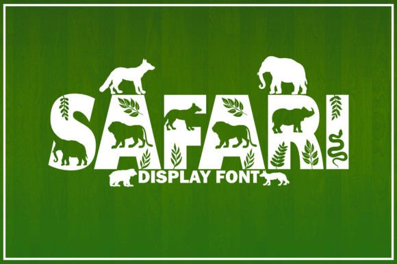 Discover Safari: The Playful Display Font for Creative Projects