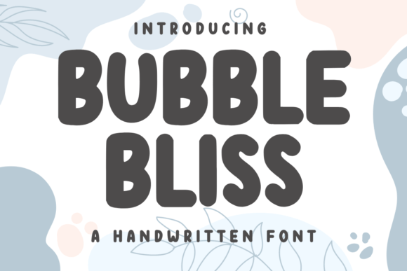 Discover the Playful Charm of the Bubble Bliss Font