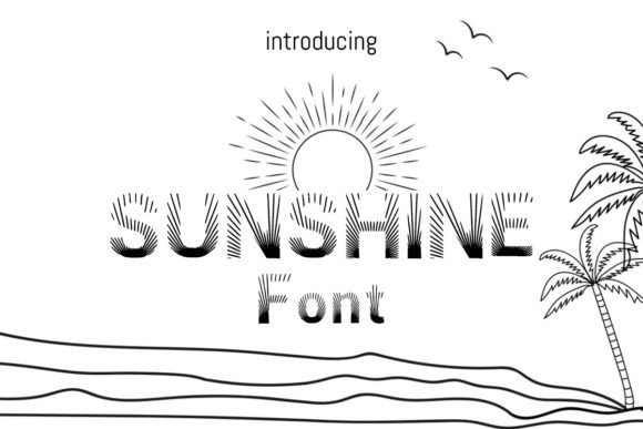 Discover the Playful Energy of Sunshine Typography
