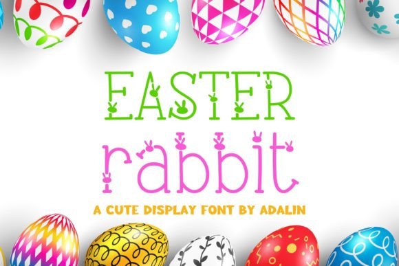 Discovering the Easter Rabbit Display Font