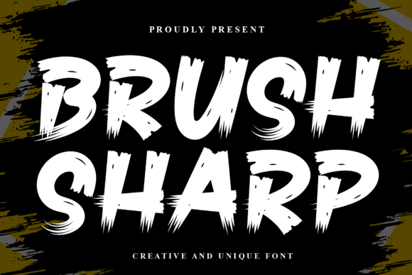 Exploring the Bold Character of Brush Sharp Typography