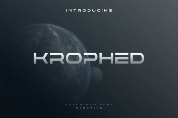 Krophed: A Modern Display Font for Creative Projects